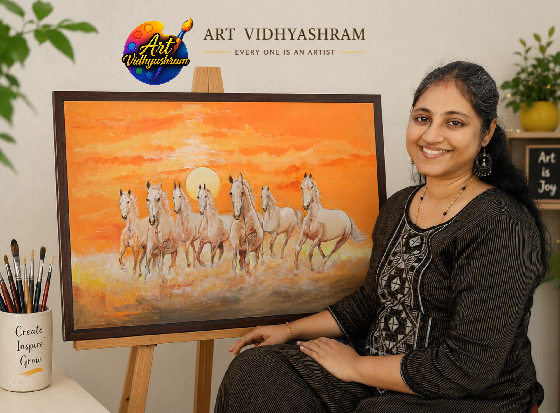 Vidhya Jayakumar, founder of Art Vidhyashram