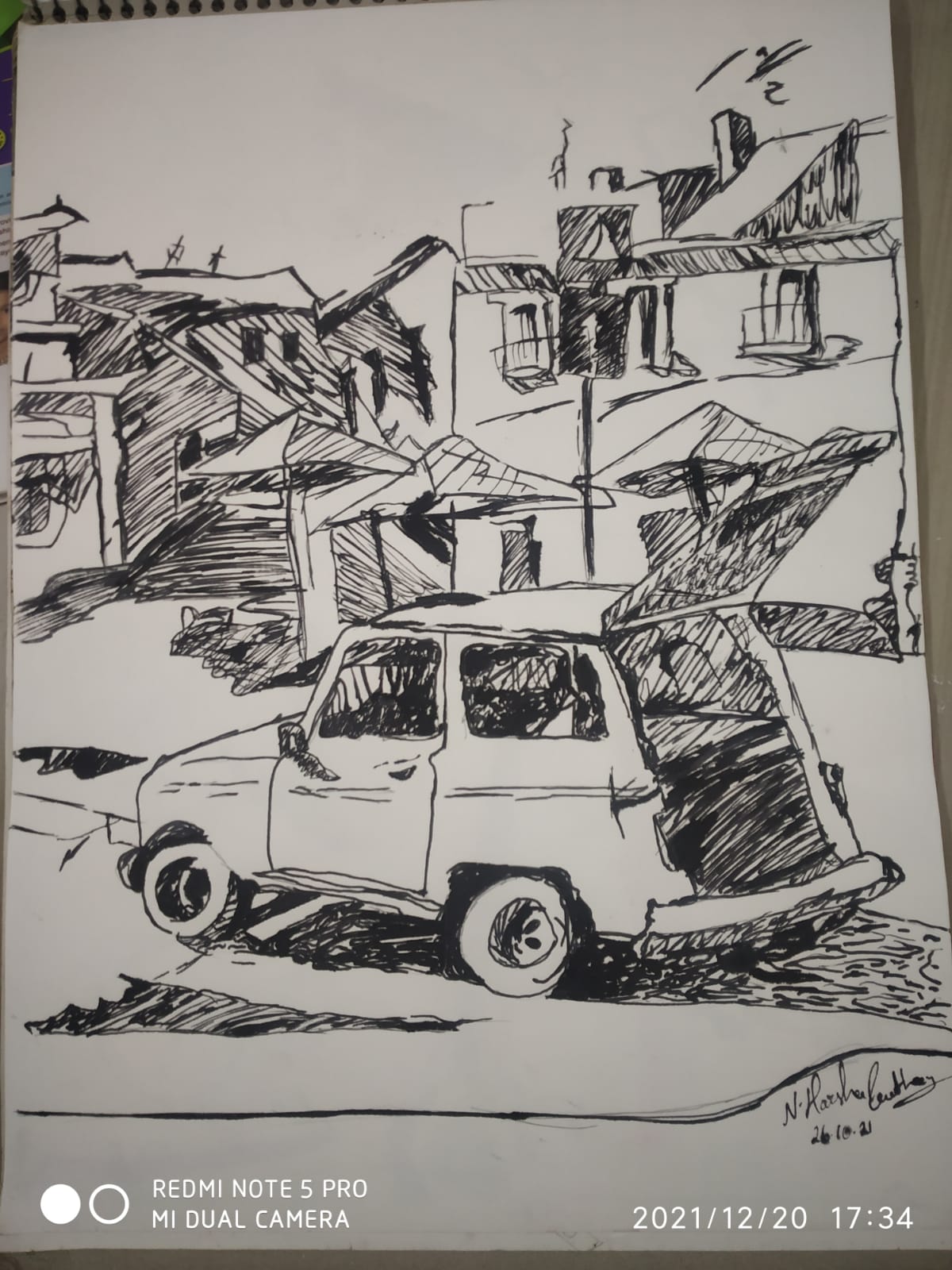 Artwork by Harsha, Grade 8