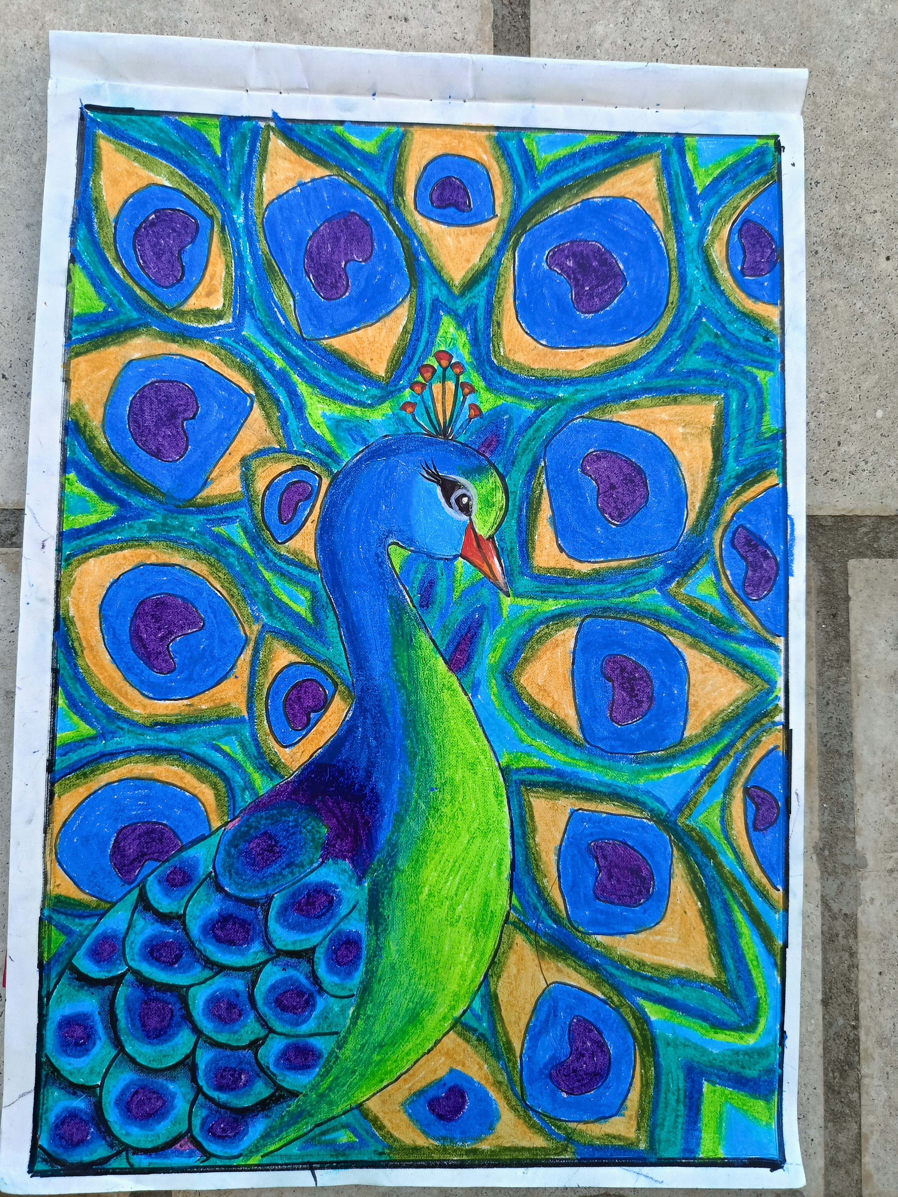 Artwork by Harshitha, Grade 4