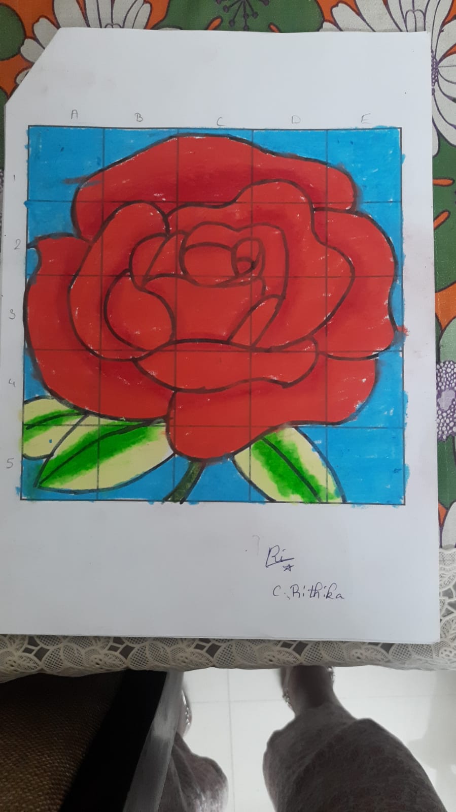 Artwork by Ritheeka, Grade 5